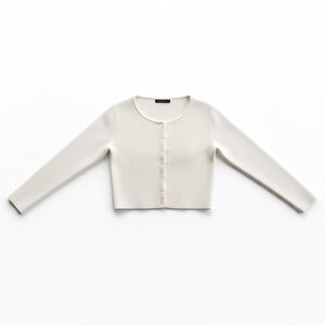 Brandy Melville White Athelia Knit Top